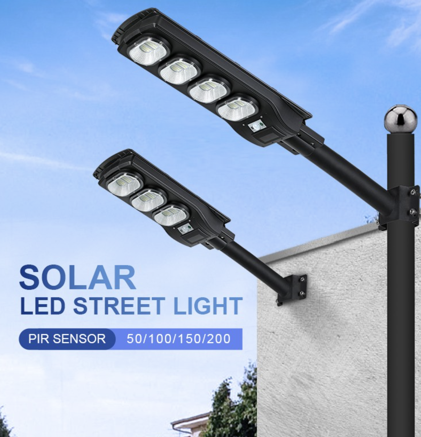Lámpara Solar LED 200W